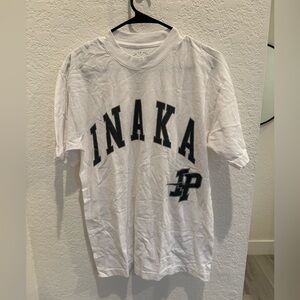 Inaka Power White and Black Men's Shirt